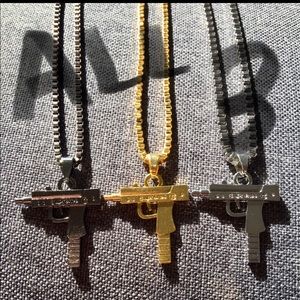 Supreme Uzi necklace 3 for $15.